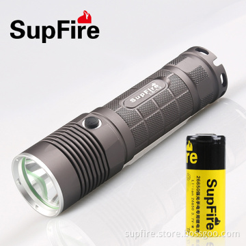 Powerful Rechargeable Flashlight with 26650 Battery